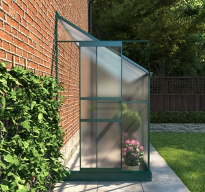 Aluminium Lean-to Greenhouse Greenhouses
